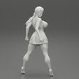 Girl-0009.jpg 3D file Sexy Woman with Beautiful Body Wearing Mini Skirt and Bra・Design to download and 3D print