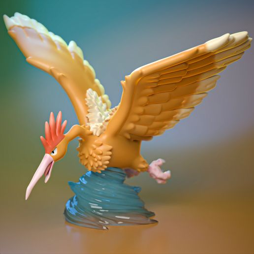High Quality Fearow Miniature - 3D Printable STL Model For Tabletop Gaming and Display 3D model preview
