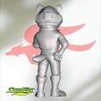 Star-Fox-McCloud-3D-Print-Model2.jpg Fox McCloud - Thumbs Up Victory Pose | StarFox Series 3D Model