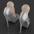 untitled.163.png 4 3d shoes / model for bjd doll / 3d printing / 3d doll / bjd / ooak / stl / articulated dolls / file