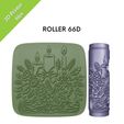 etsy-view66D.jpg Holiday Centerpieces Texture Rollers for clay, Lanterns & Candles, Greens and Logs, Amaryllis, Gift Boxes,  Set #66