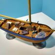 Guns1.jpg 3D file Wooden Sailing Ship (Alabaster) 28mm Tabletop Gaming Terrain・3D print design to download