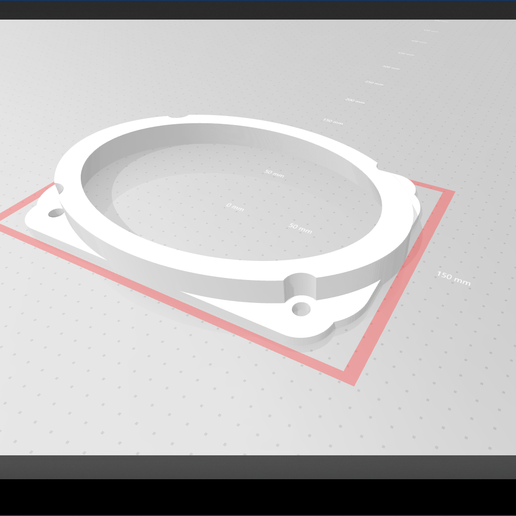 Nissan Sentra 2020 Speaker Base 6X9 Rear Speaker Base 3D model