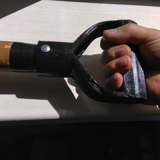 Бесплатный STL файл Рукоятка лопаты・Шаблон для 3D-печати для загрузки・Cults