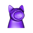 Pop Cat Open Mouth.stl Pop Cat Meme 3 Versiones