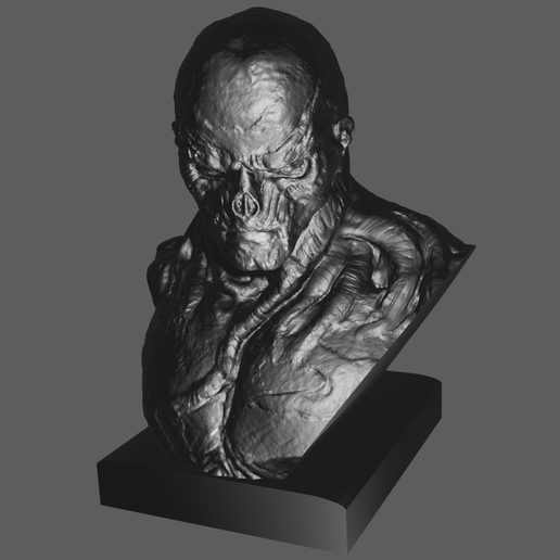 Bust Vecna/Uno Stranher Things 3D model