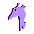 giraffe (4).stl Rompecabezas de Jirafa