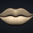 04.jpg Figurine Lips 3D print model
