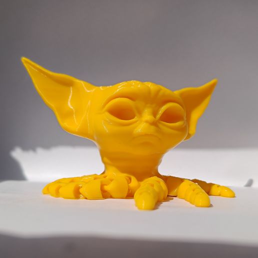Yoda octopus (No Support Required) 3D model