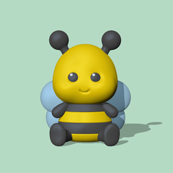 LittleBee1.png Fichier 3D Petite abeille・Idée pour impression 3D à télécharger, Usagipan3DStudios