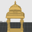 Screenshot-2026-06-07-170604.png Golden Temple mandapam 3MF & STL | Traditional Decorative Shrine | God's Place | Hindu Pooja room