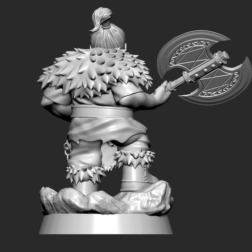 🆓 Free Dwarf RPG Miniature・Free STL File for 3D printing・Cults