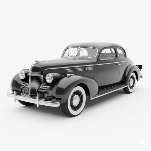 Buick Roadmaster (1936) lowrider car STL, car workshop STL, car desk decor STL, custom car STL, van STL, 4x4 STL, wagon STL, engine bay STL, track car STL, body kit car STL, split parts car STL, car miniature STL, 1920s car STL, parking lot diorama STL, c