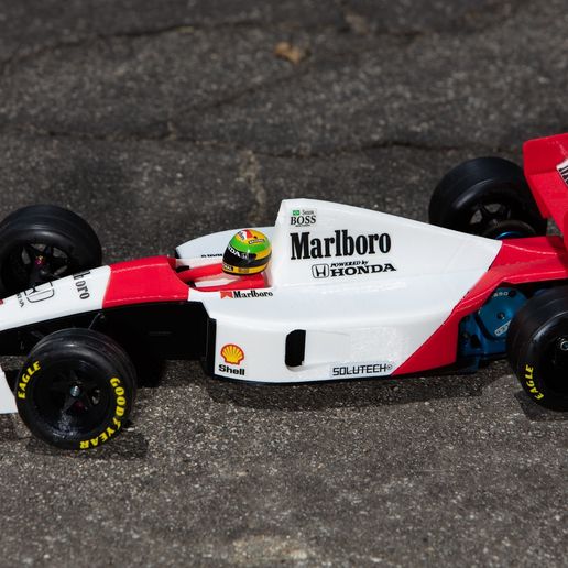 Aryton Senna's Mclaren MP4/6 3d Printed RC F1 Car