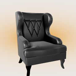 Без-названия-31-render-2.png STL file vintage armchair・Design to download and 3D print, Mishalle
