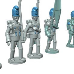 bav2.png Fichier STL gratuit Napoleonics - Partie 22 ? - Infanterie bavaroise・Plan imprimable en 3D à télécharger