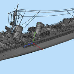 file7.png STL file German destroyer・3D print object to download