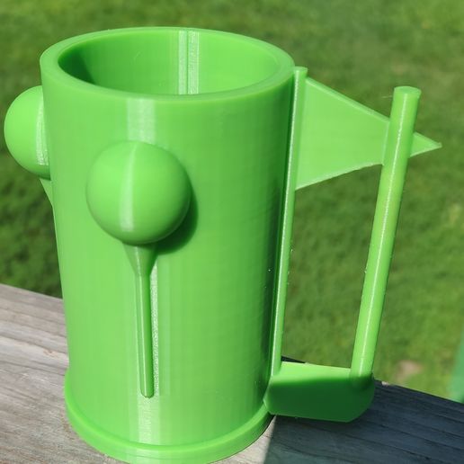 Golf Tallboy Koozie 3D model