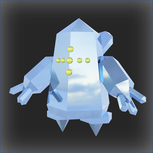 Free STL file Regice・3D printer model to download・Cults