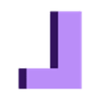 j.STL Minecraft Alphabet Letter