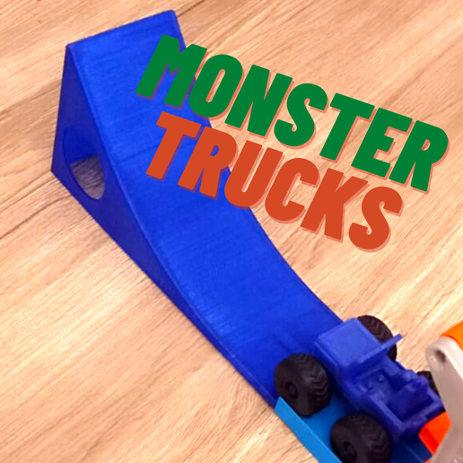 Hot Wheels Monster Truck Ramp 3D model