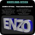 ENZO.jpeg FIRST NAME LED ENZO