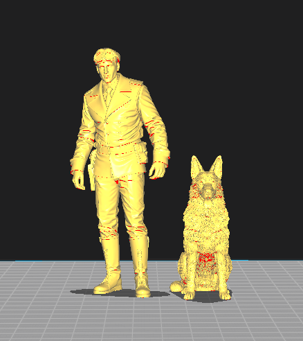 Highway Patrolman and Wolf