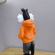cat-12.jpg Sylvester Cat Urban Vibes  with Hoodie ( MULTIPARTS AND 3MF )