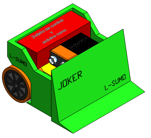 Isometrico.png Minisumo Robot - professional - amateur