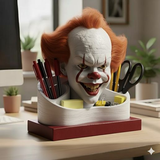 🎃 Pennywise IT Organizer - 3D Desk Design 3D model