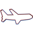 avion contorno v2.png cookie-cutter plane
