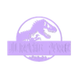 jurassic.stl Jurassic Park Logo