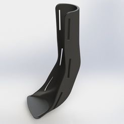 Render_2.jpg Free STL file Pet Splint・3D printer model to download