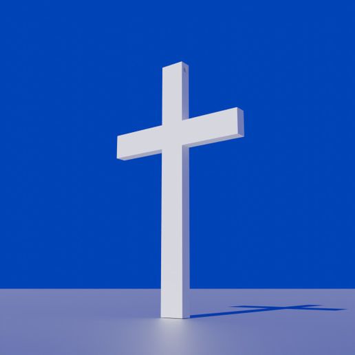Cross Necklace 3D model
