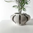 untitled-2812.jpg The Ariko Planter Pot with Drainage Tray & Stand Included: Modern and Unique Home Decor for Plants and Succulents  | STL File
