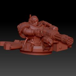 1.jpg Free STL file Space Tank Crew (default pose)・3D print model to download