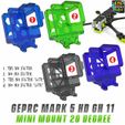 Mark-5-HD-GH11-Mini-20-Degree-Mount-2.jpg GEPRC MARK5 HD / MARK5 Gopro Hero 11 Mini Mount 20 Degree