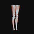 2.png legs / 3d doll / bjd / ooak / stl / articulated dolls / file
