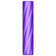 Moderator_Twist_M9x0.75.stl Simple Airgun Moderator .177 - .22 (1/2"-20 UNF & 1/2"-28 UNEF & M10x1 & M9x0,75)