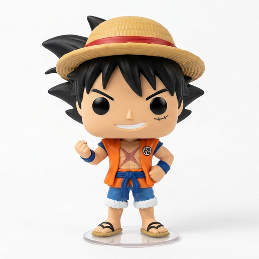 Goku X Luffy Funko AI 3d