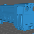 Hudswell-diesel-body-rear.png Hudswell Style diesel loco body for Kato/Peco England chassis