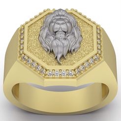 keyshot-jewelry-scene-setup-set-3.10417.jpg Fichier STL Anneau de lion・Plan pour impression 3D à télécharger