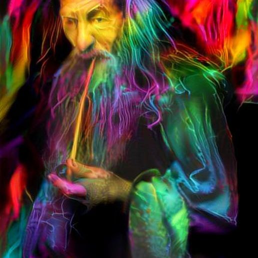 Gandalf the colorful 3D model