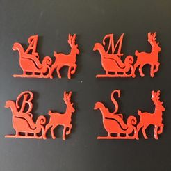 IMG_7480.jpg Fichier 3D CHRISTMAS REINDEER 3D letters stl file・Plan pour imprimante 3D à télécharger