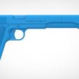 2.32.jpg Colt M1911A1 from the movie Hitman Agent 47 1 to 12 scale 3D print model
