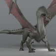 0000.png dragon chèvre posable [fichier STL inclus]