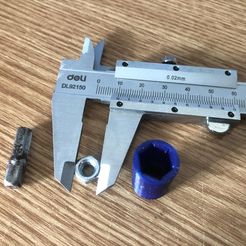 348356473_957773088975391_4457206580381017259_n.jpg STL file 10mm socket 1/4 inch・Template to download and 3D print