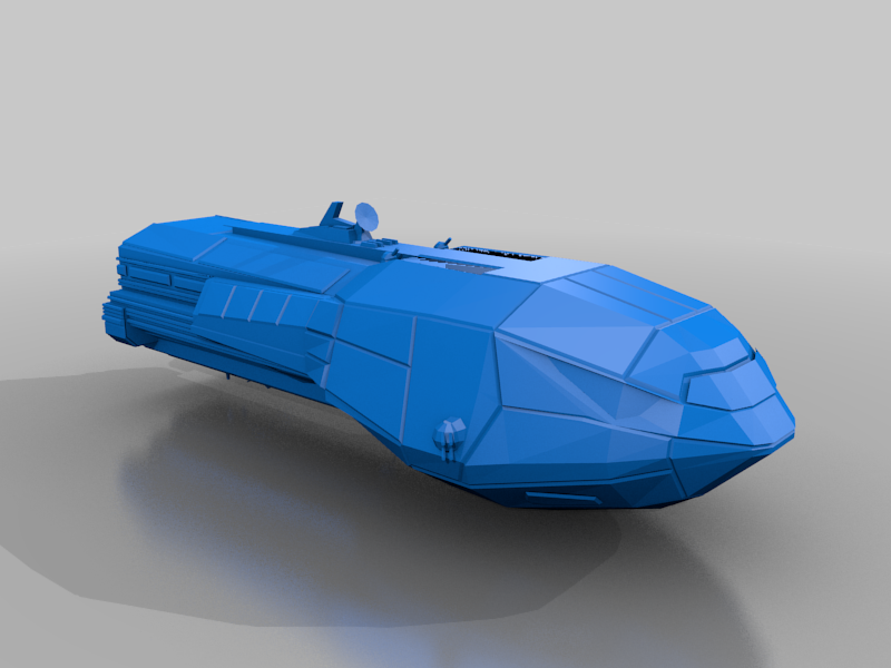 Free STL file Carrack Class Light Cruiser・3D printable object to ...