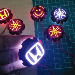 1.jpg Бесплатный STL файл Emblem led logo・3D-печатная модель для загрузки