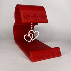 image-03-02-23-12-18.jpeg STL-Datei HEART PHONE OR TABLET STAND (vollständig personalisiert, Valentinsgeschenk :)・3D-druckbares Design zum Herunterladen